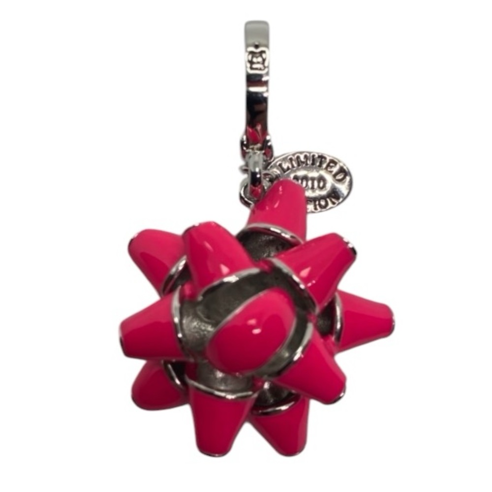 Juicy Couture Holiday Christmas Birthday Present Bow Pink Charm